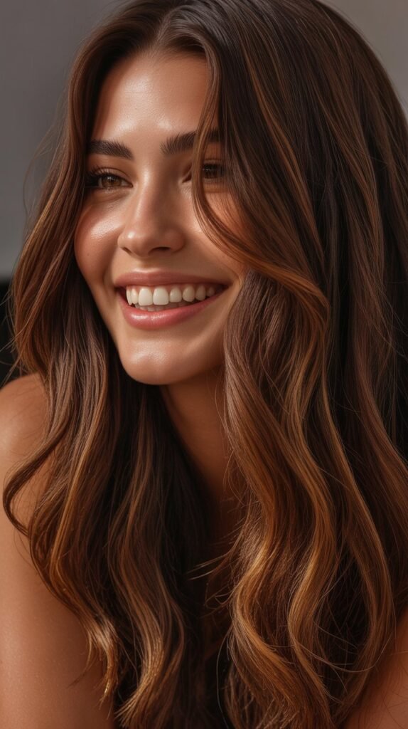 Auburn Lowlights for Warmth