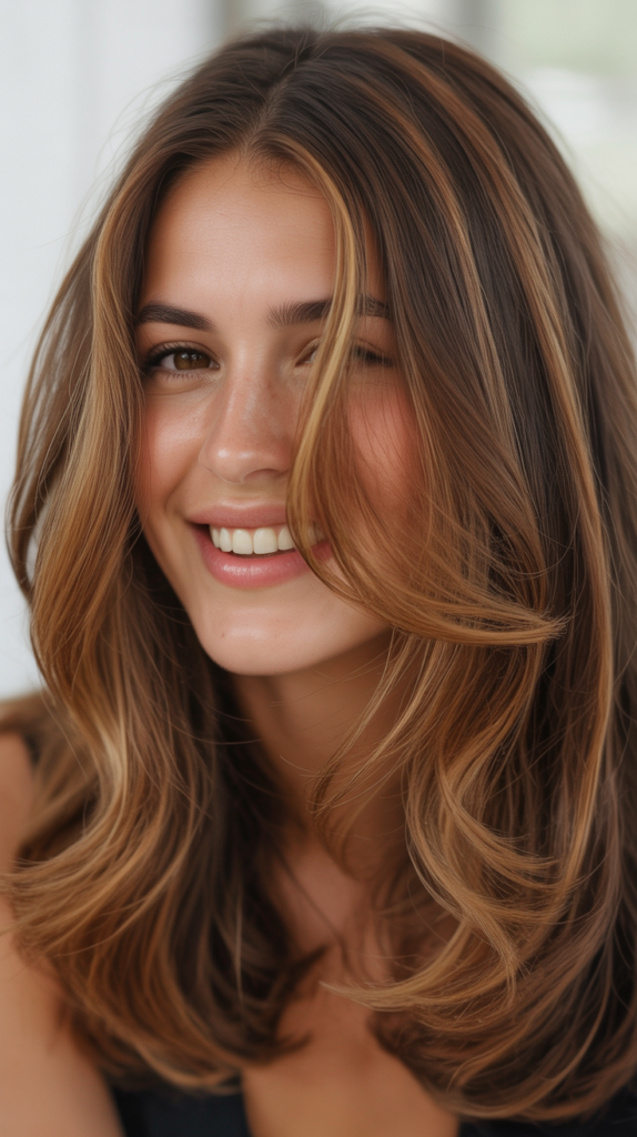 Caramel Peekaboo Highlights