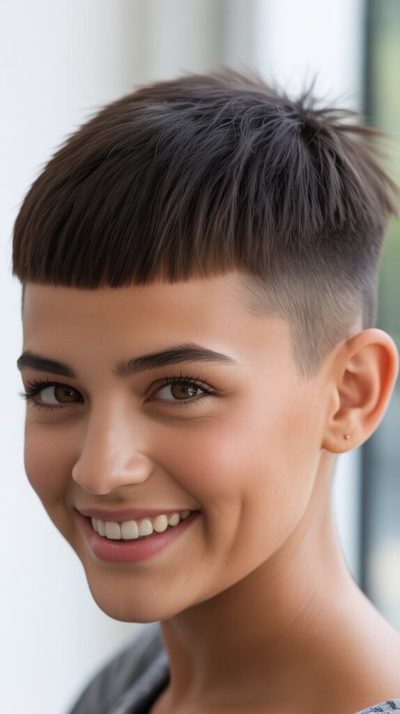 Pixie with Buzzed Sides