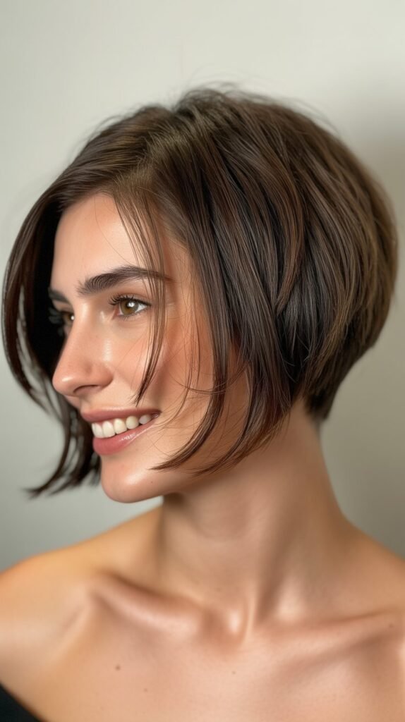 Choppy Bob with Undercut