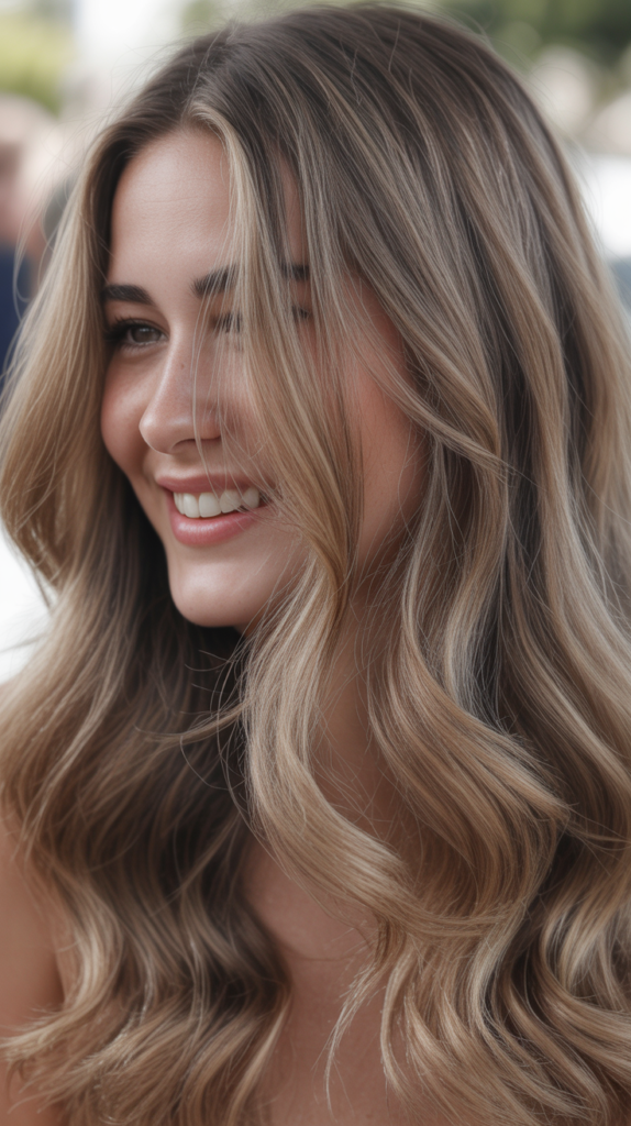 Subtle Ash Brown Highlights