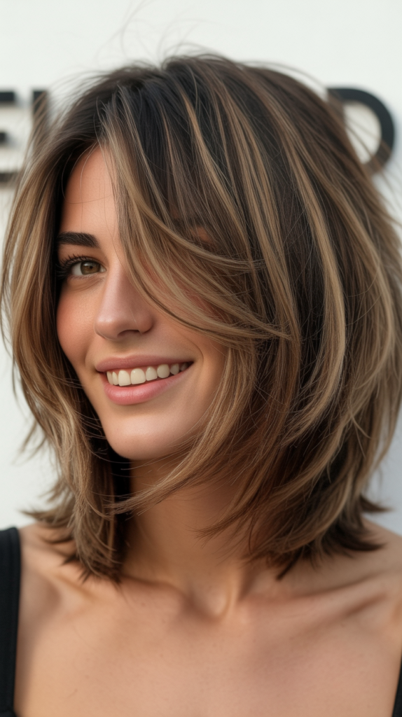  Long Choppy Bob (Lob)