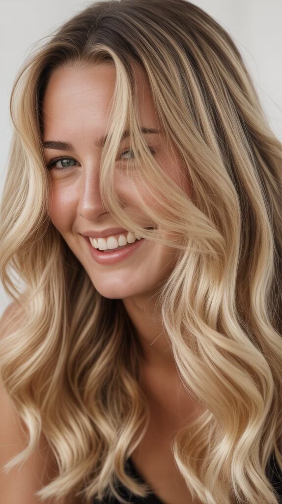 Ombre Blonde Highlights