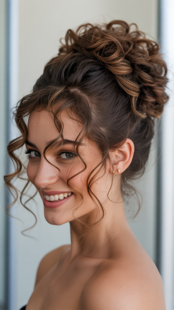 Curly Ballet Bun