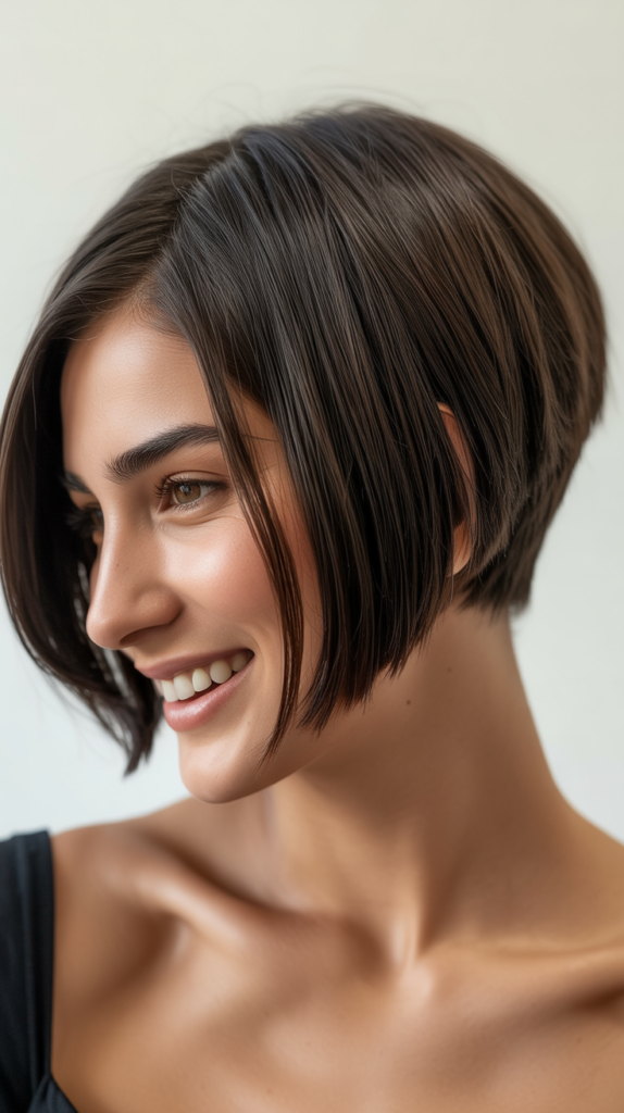 Classic Short Stacked Inverted Bob