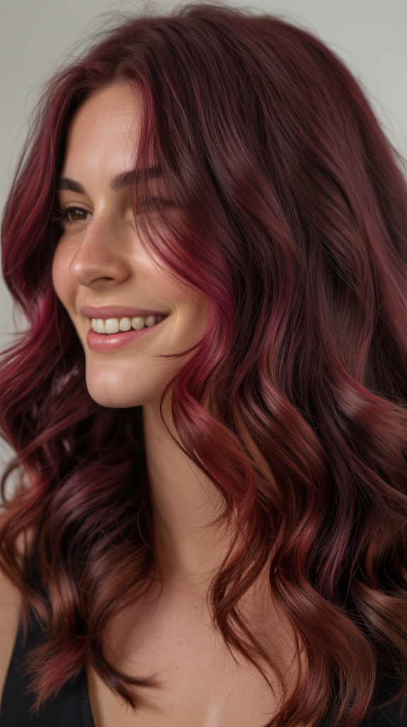 Burgundy Balayage