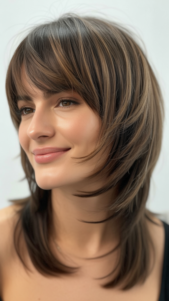 Layered Shag with Bangs