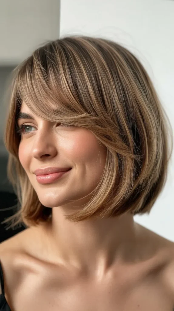 Choppy Bob with Side Bangs