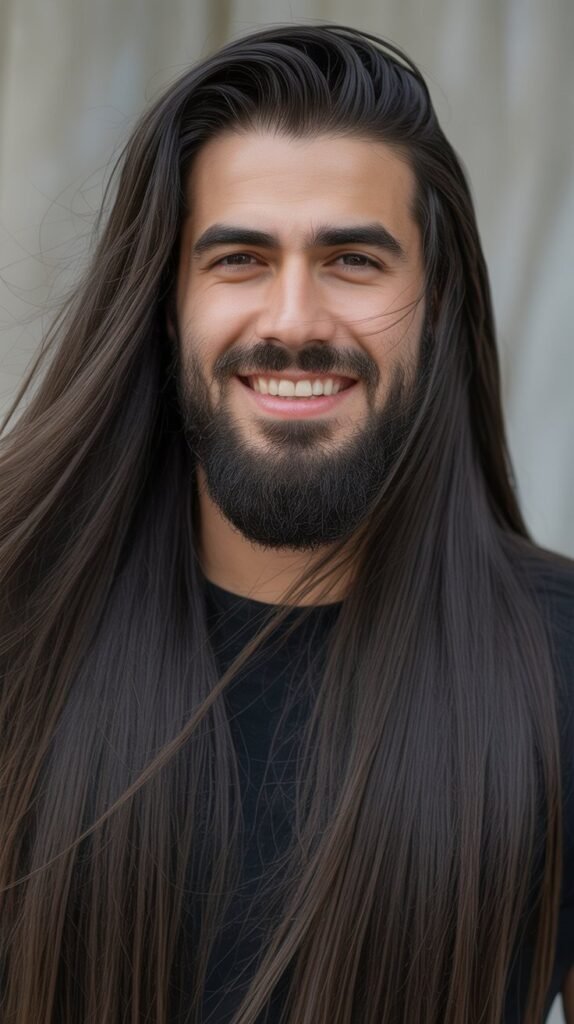 Layered Long Straight Hair