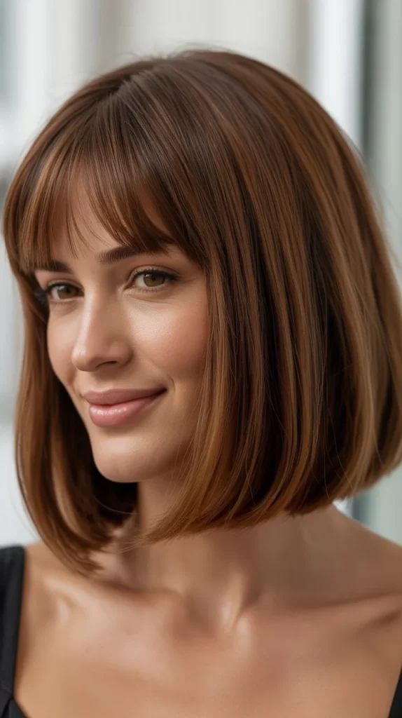 Graduated Lob with Soft Fringe