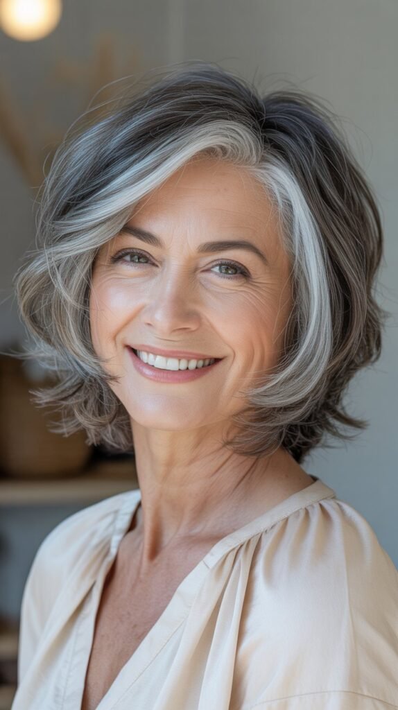 Choppy Bob for Older Women