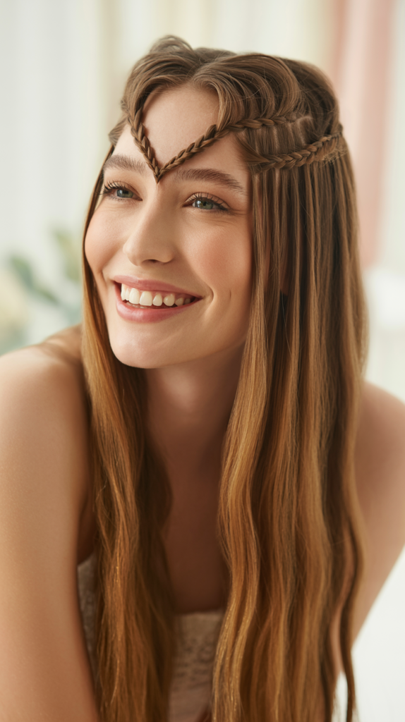 Heart-Shaped Braid Romance