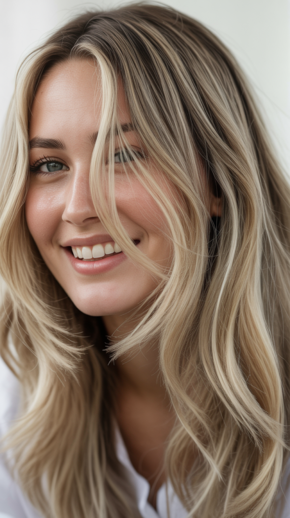 Ash Blonde Highlights