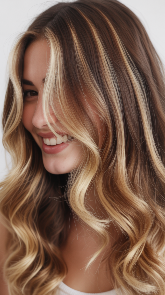 Blonde Ombre on Dark Hair