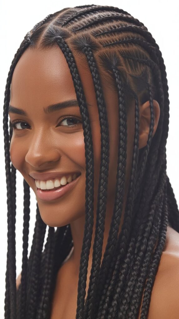 Cornrows (Traditional Straight-Back)