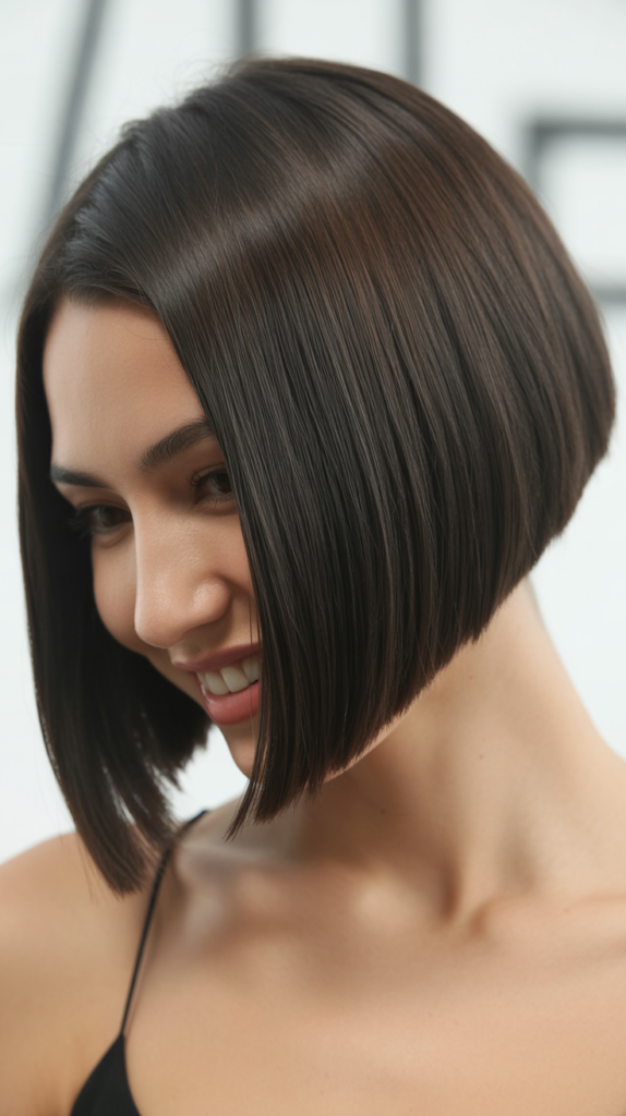 Angled Bob with Shorter Back