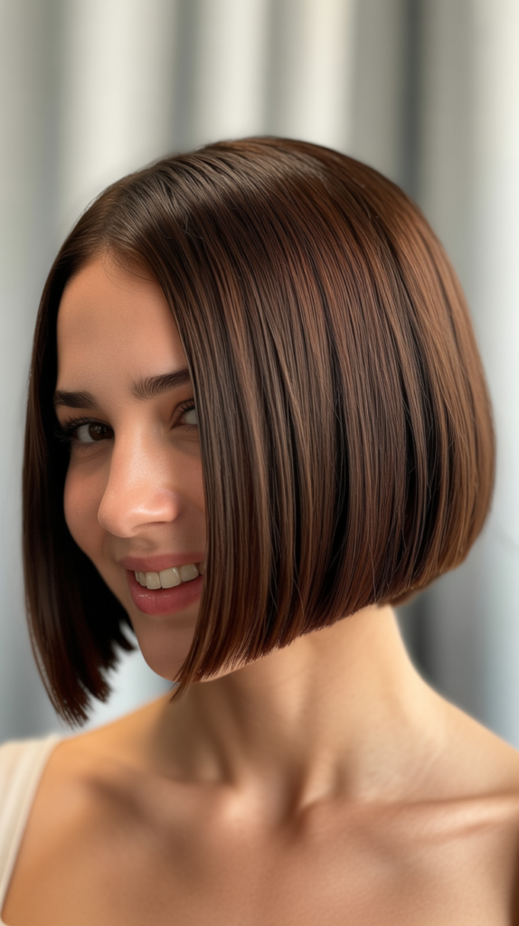 Sleek Undercut Bob