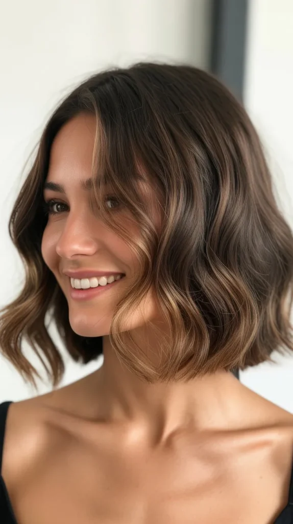 Long Bob with Undone Waves