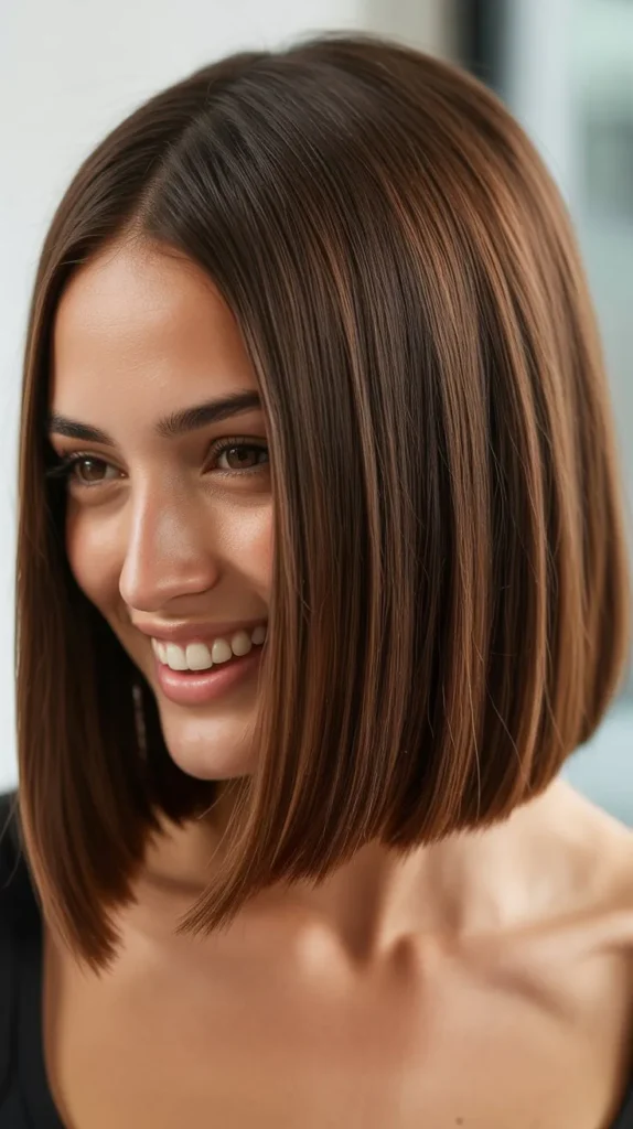Classic Blunt Long Bob