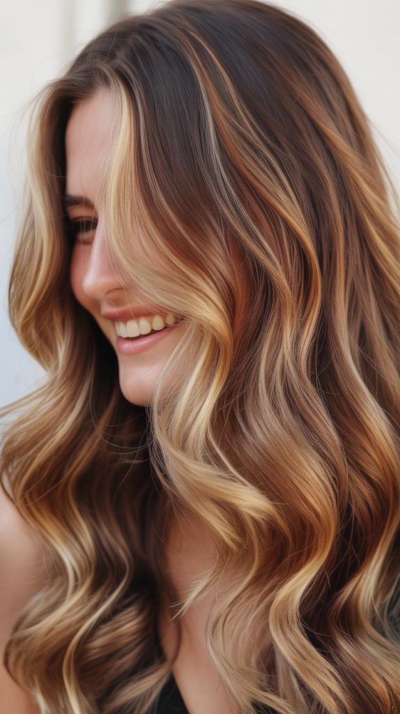 Blonde Highlights for Brunettes