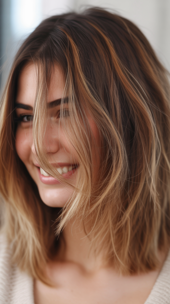 Choppy Bob with Ombre Balayage