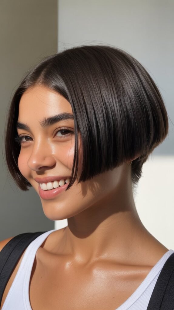 Sleek Straight Pixie