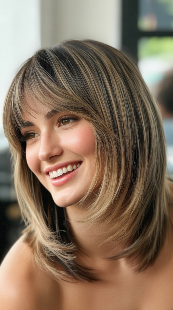 Choppy Bob with Bardot Bangs