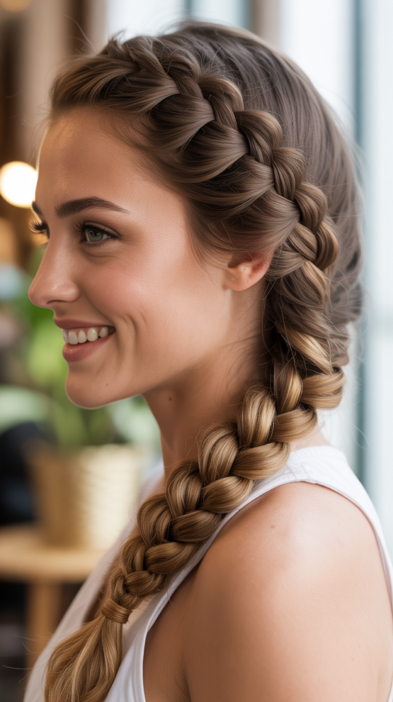 Twisted Side Braid (Rope Braid)
