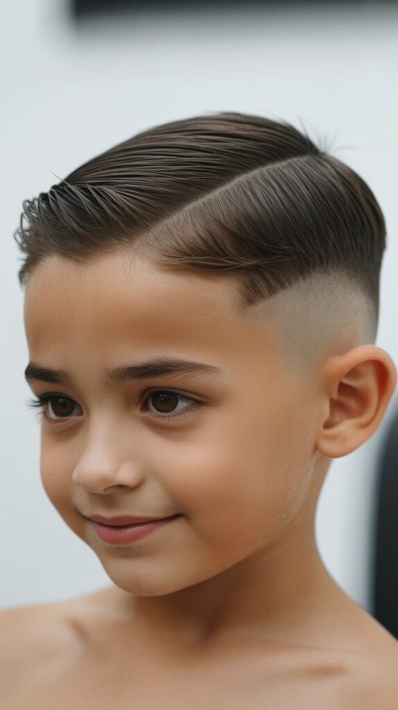 Bald Fade with Slick Back