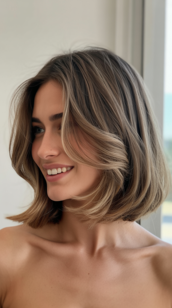 Textured Ash Brown Lob