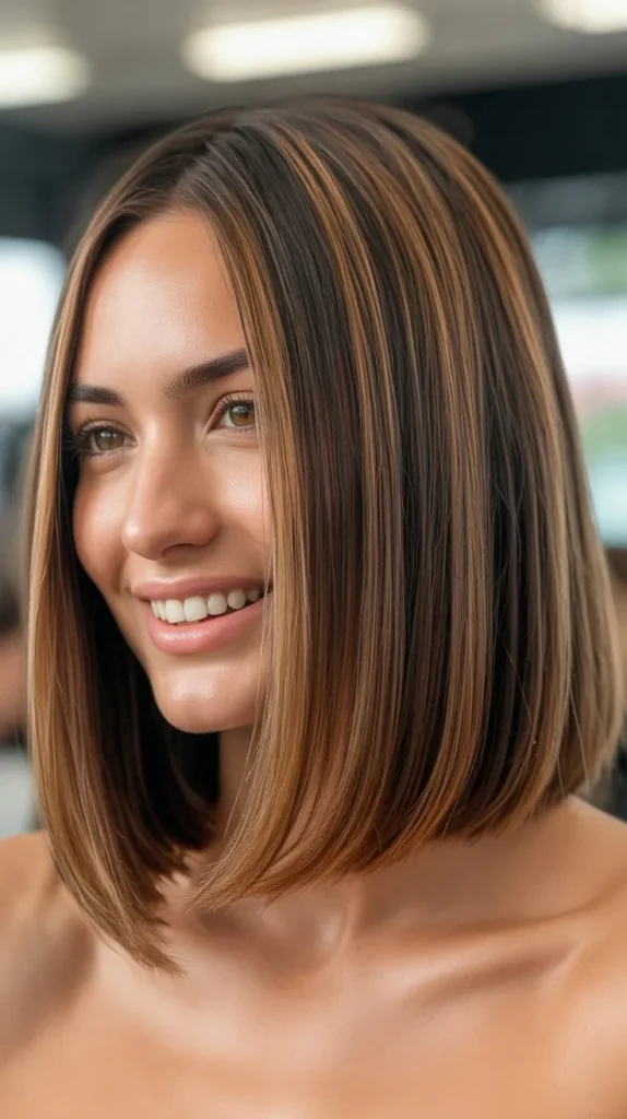 Long Bob with Subtle Highlights