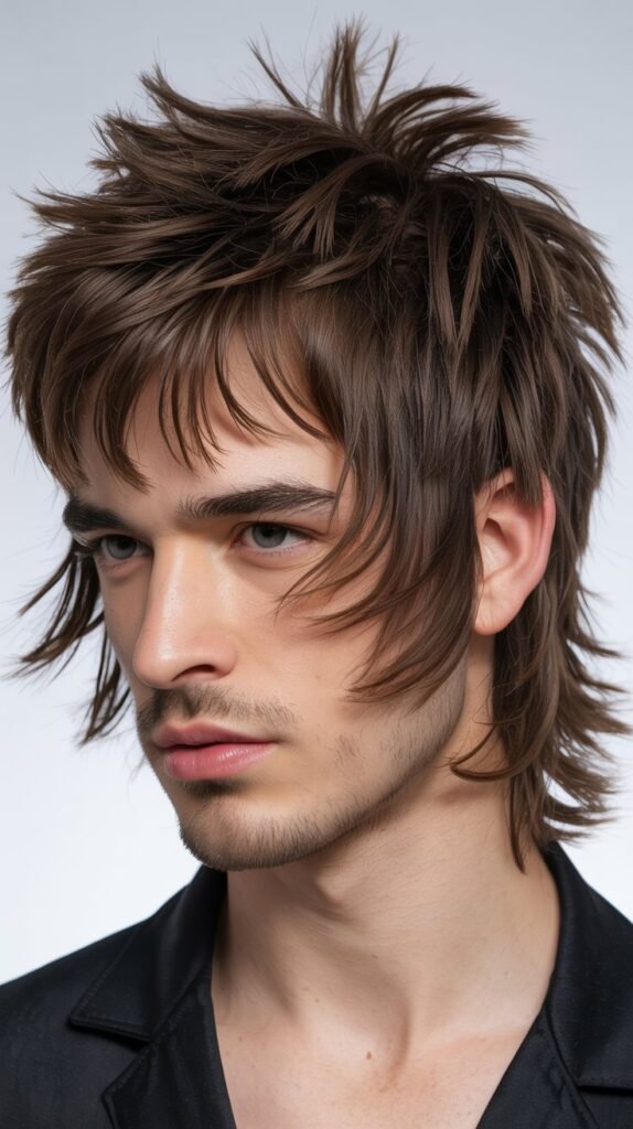 Choppy Textured Mullet