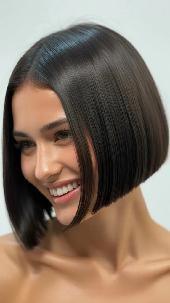 Sleek A-Line Long Bob