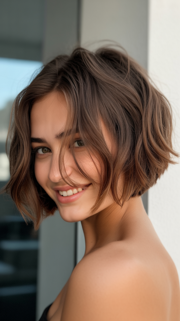 Choppy French Bob with Undercut