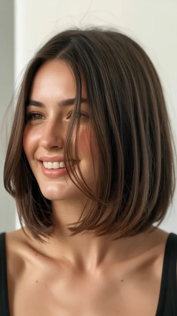 Long Bob with Piecey Texture