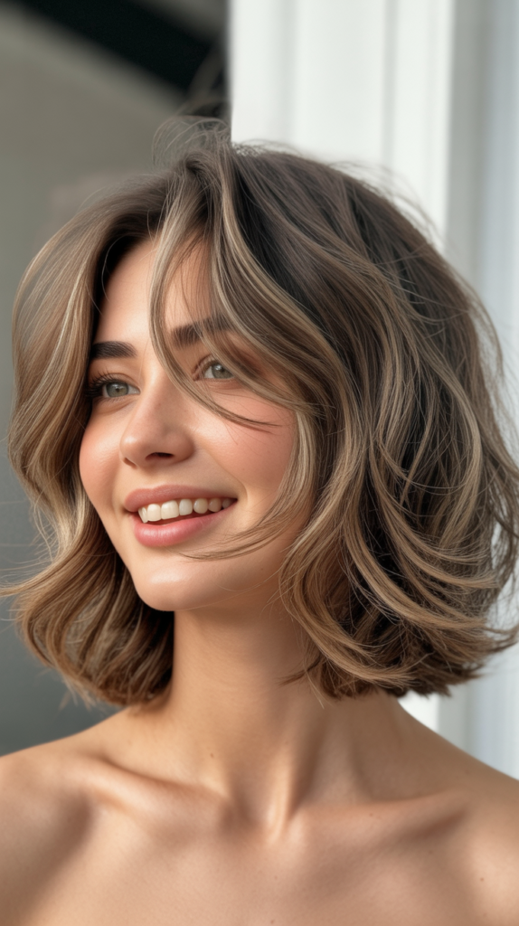 Wispy Bob with Feathered Layers