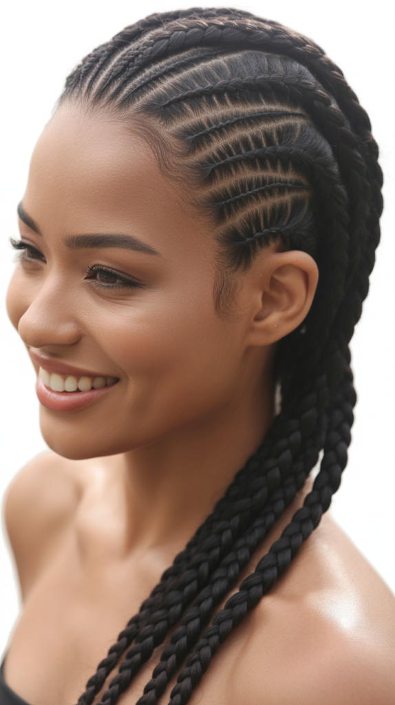 Top Stunning Side Part Knotless Braids to Try Right Now
