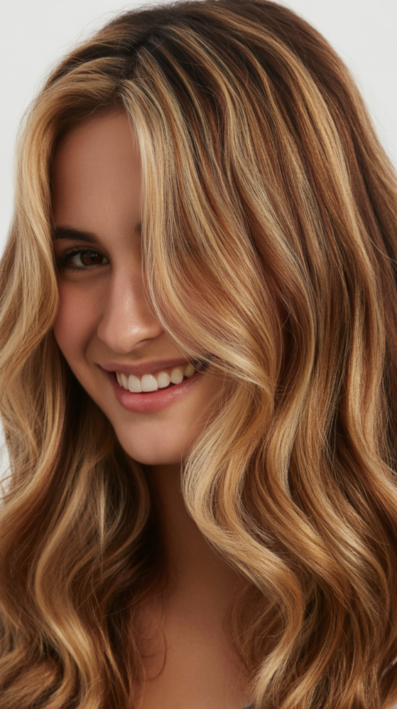 Caramel Blonde Highlights