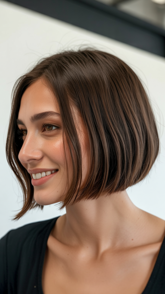  Blunt Choppy Bob with Textured Ends