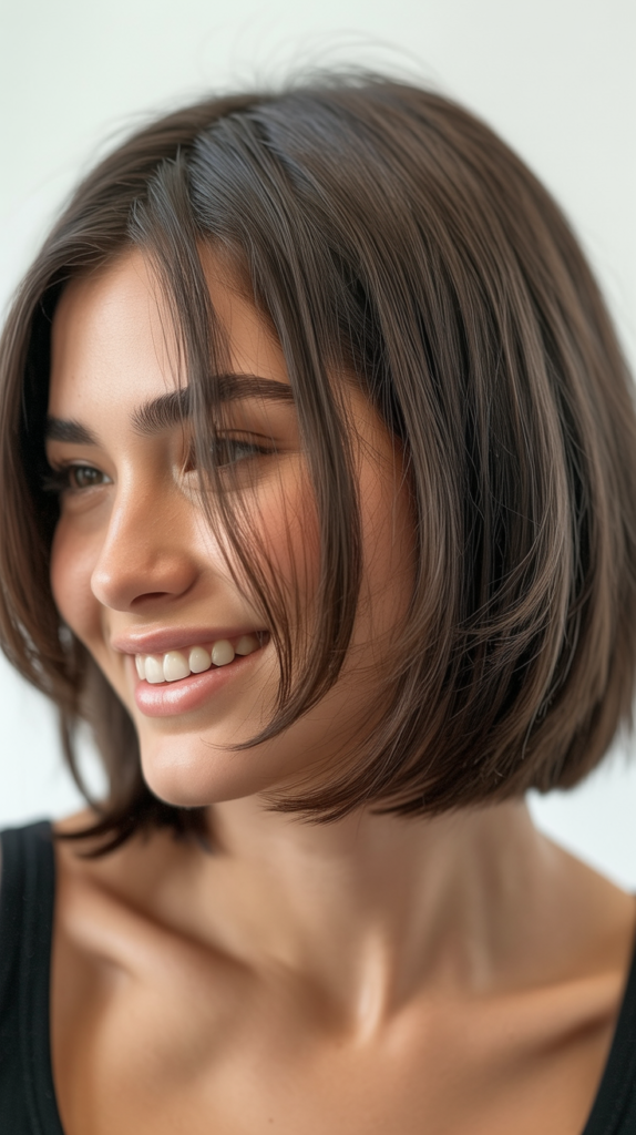 Layered Bob with Face-Framing Pieces