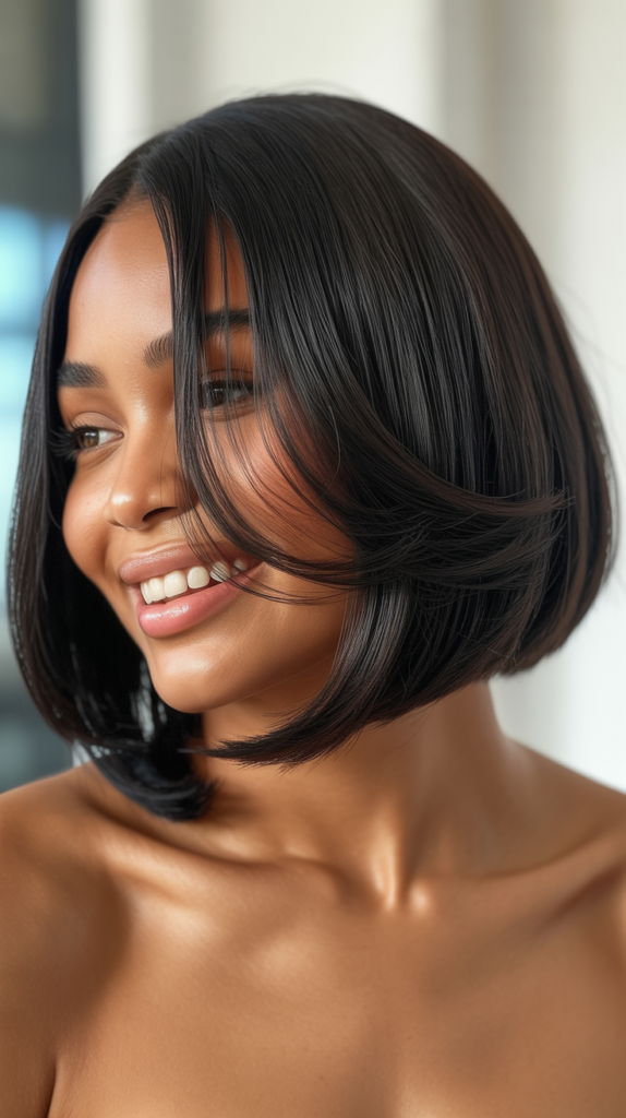 Face-Framing Layered Bob