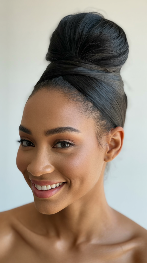 Wrapped Ponytail Bun Hybrid