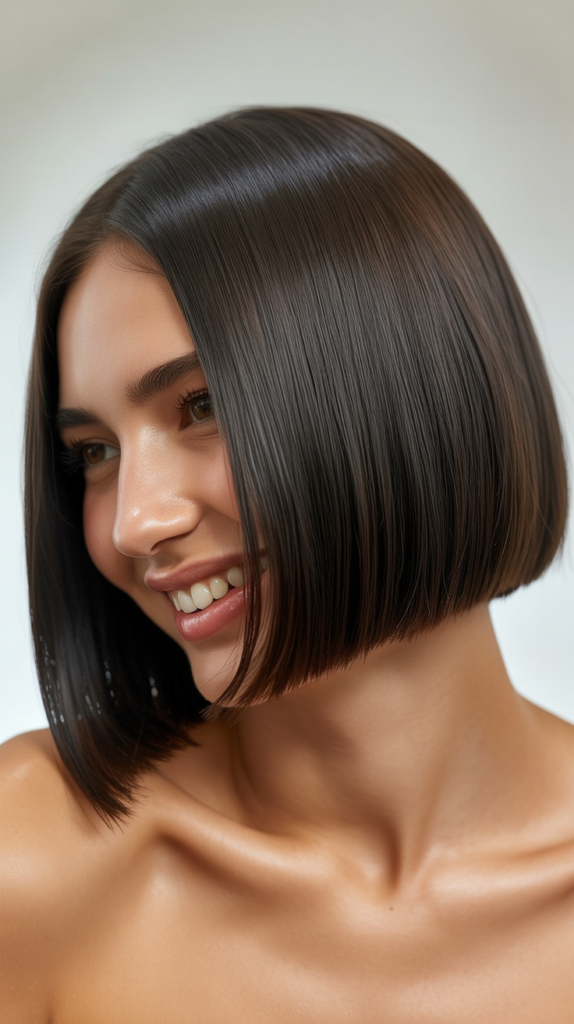 Sleek Ear-Length Bob