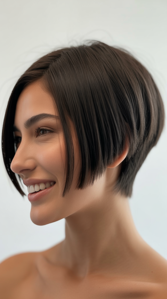 Stacked Bob with Undercut