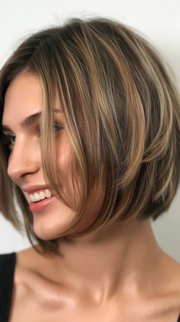 Choppy Bob with Root Lift