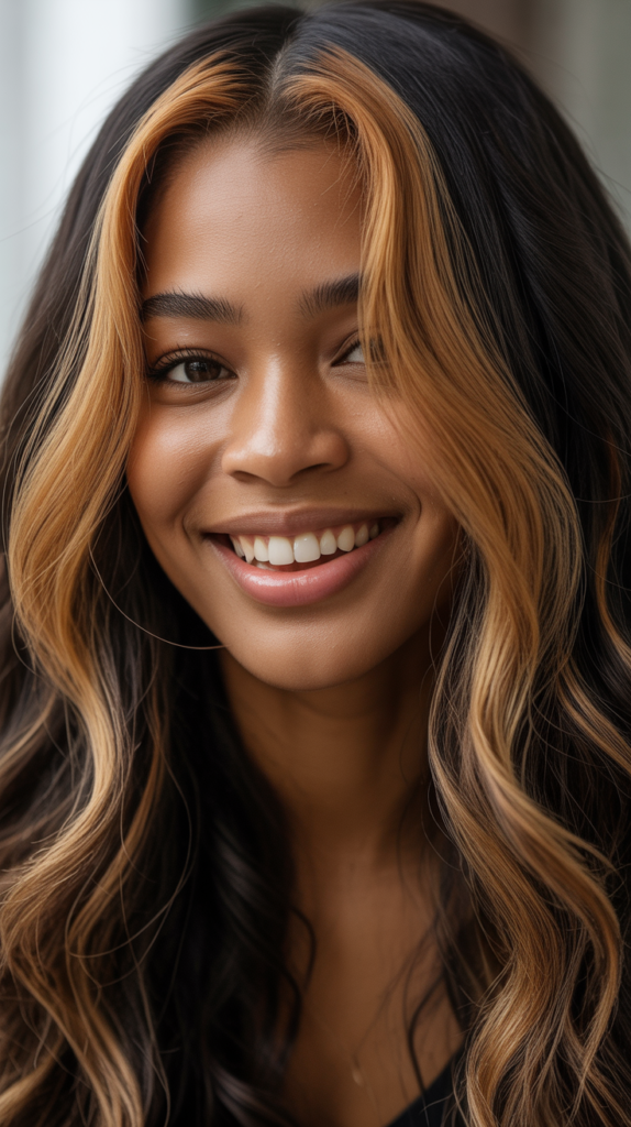 Caramel Blonde Highlights