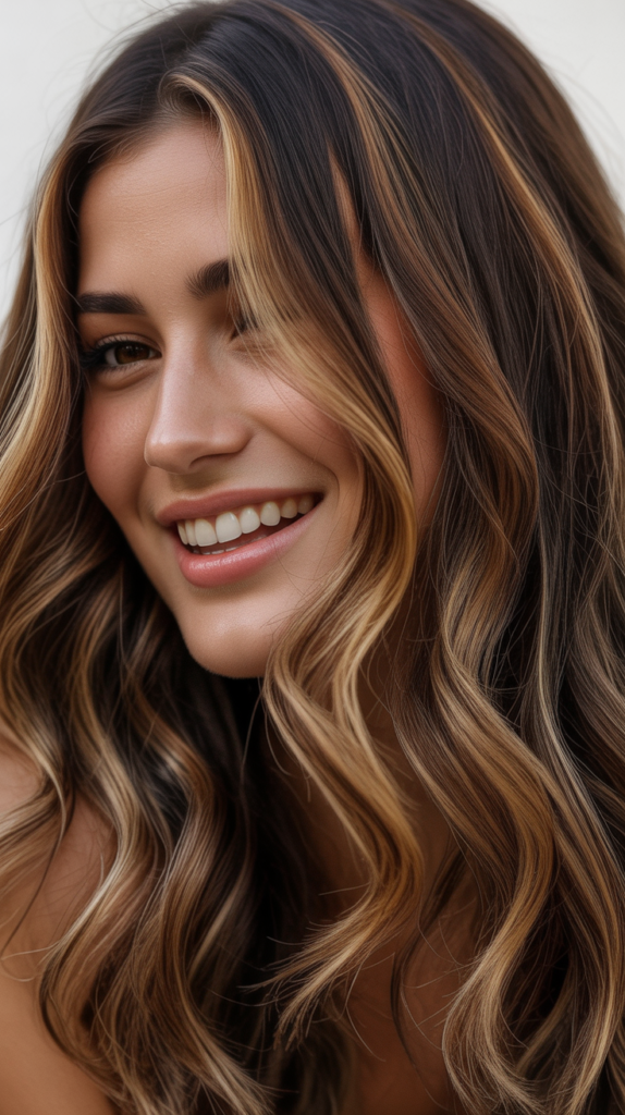 Caramel Blonde Highlights