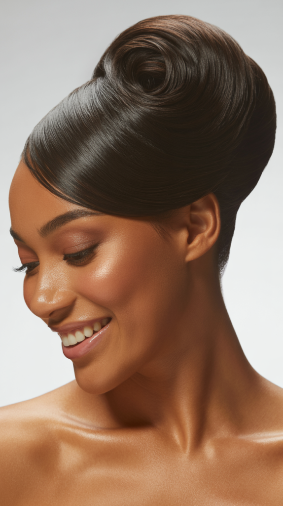 Smooth Rolled Chignon