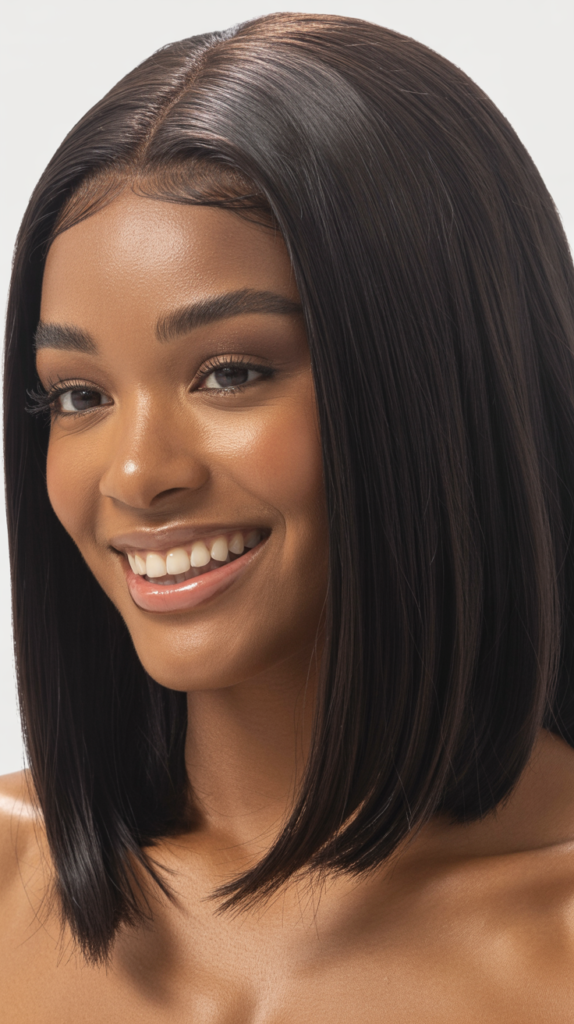 Sleek Shoulder-Length Cut