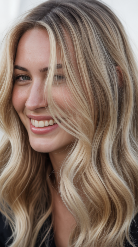 Smoky Blonde Highlights